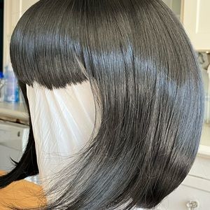 High heat synthetic French Bob wig, 9 inch, New